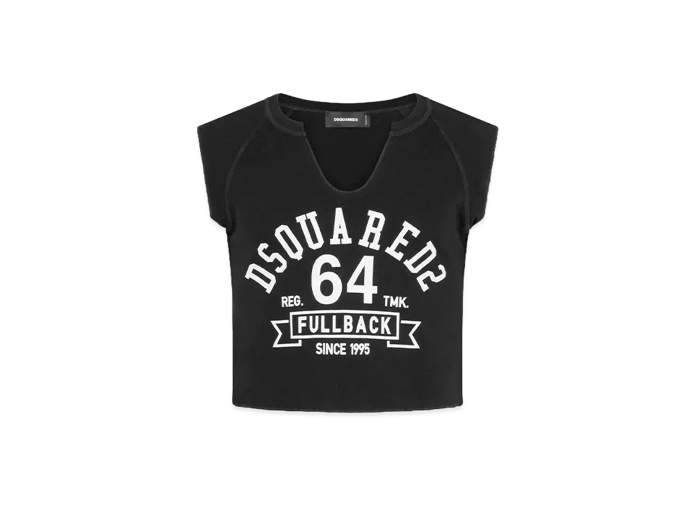 Dsquared2 Supernegative Dyed Darlin Tee "Black"