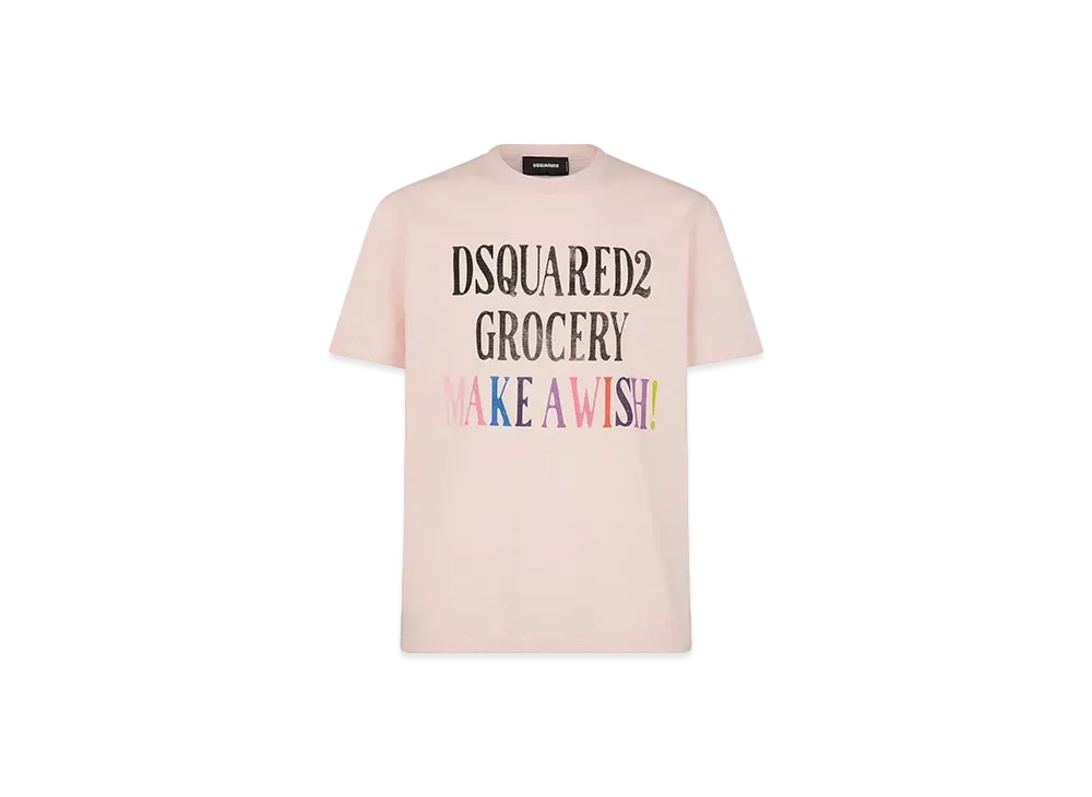 Dsquared2 Grocery Regular Fit T-Shirt "Baby Pink"