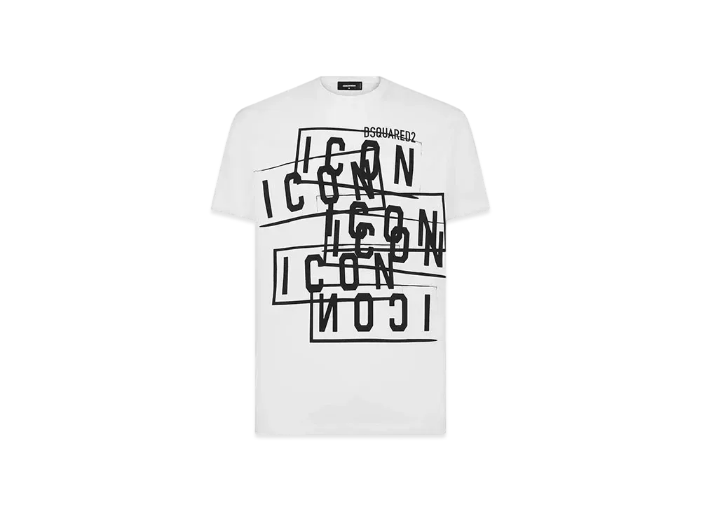 Dsquared2 Icon Stamps Cool Fit T-Shirt "White"