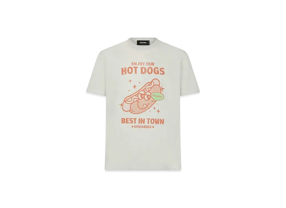 Dsquared2 Hot Dogs Regular Fit T-Shirt "Mint"