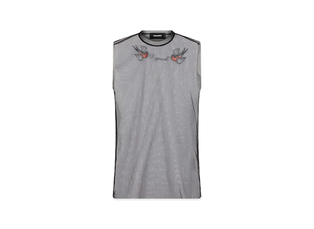 Dsquared2 Cool Fit Sleeveless T-Shirt "Black"