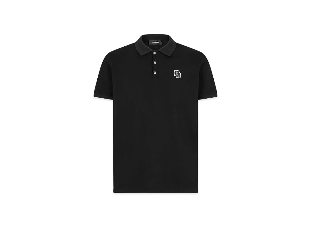 Dsquared2 Tennis Fit Polo Shirt "Black"