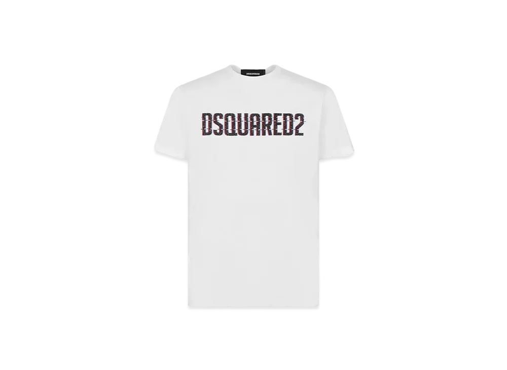 Dsquared2 Surfer Gang Rave Slouch Raglan T-Shirt "White"