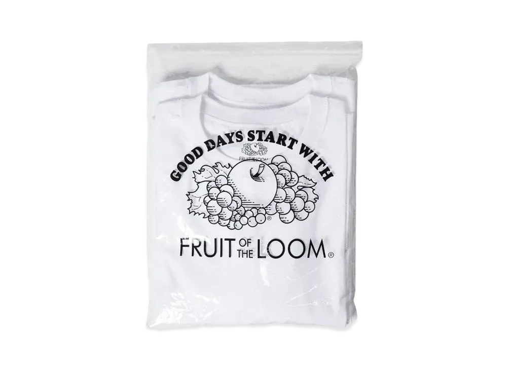 FRUIT OF THE LOOM x UNUSED No.20 "WHITE×WHITE"