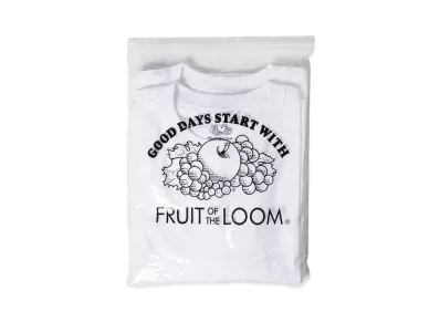 FRUIT OF THE LOOM x UNUSED No.20 "WHITE×WHITE"