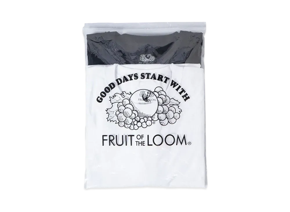 FRUIT OF THE LOOM x UNUSED No.20 "WHITE×BLACK"