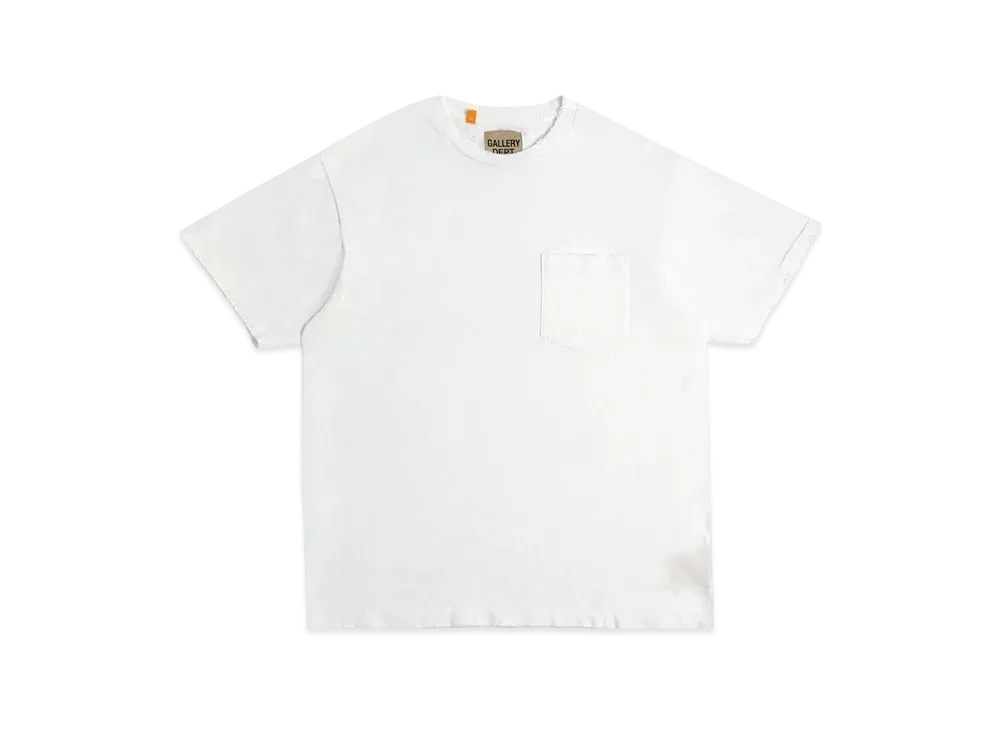 GALLERY DEPT. Plain Vintage Pocket Tee "White"