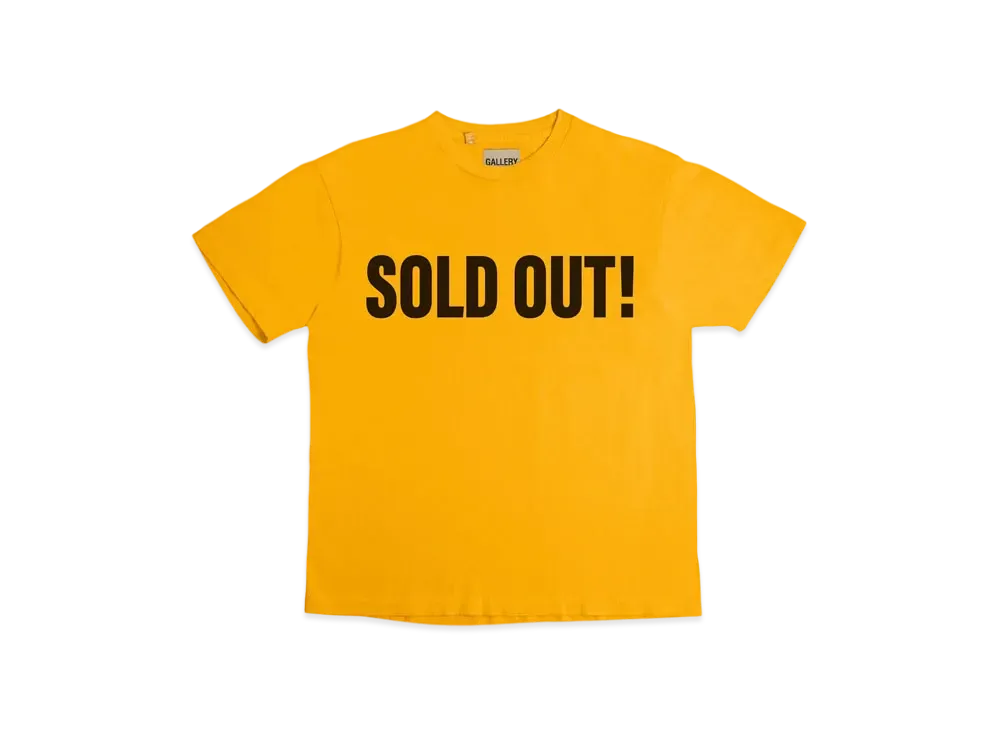 GALLERY DEPT. Sold Out Tee "Gold"