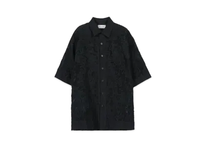 TAAKK CUT JACQUARD SHIRT "BLACK"