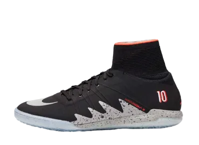 Neymar × Nike Jordan HypervenomX Proximo IC "Black/Metallic Silver"