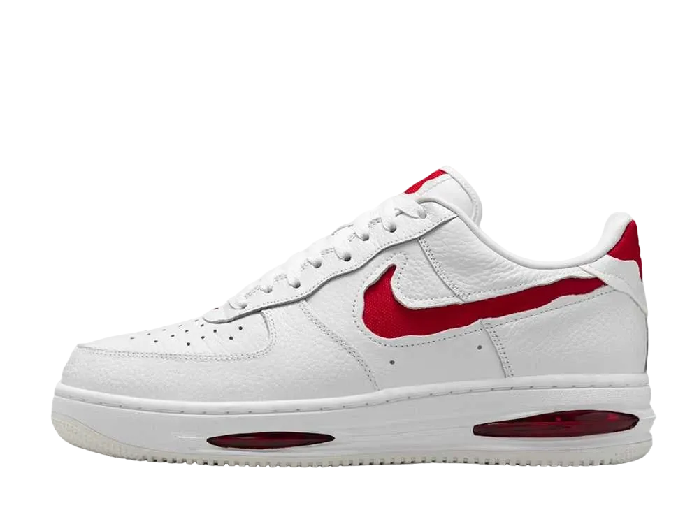 Nike Air Force 1 Low Evo "Summit White/University Red"