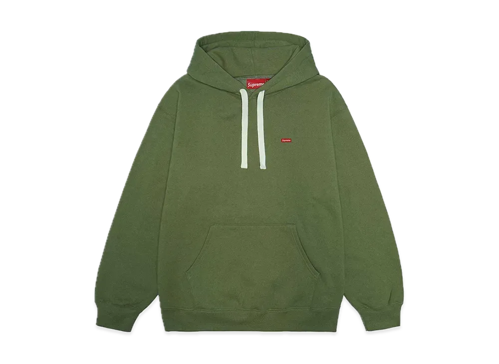 Supreme Small Box Drawcord Hooded Sweatshirt "Light Olive"
