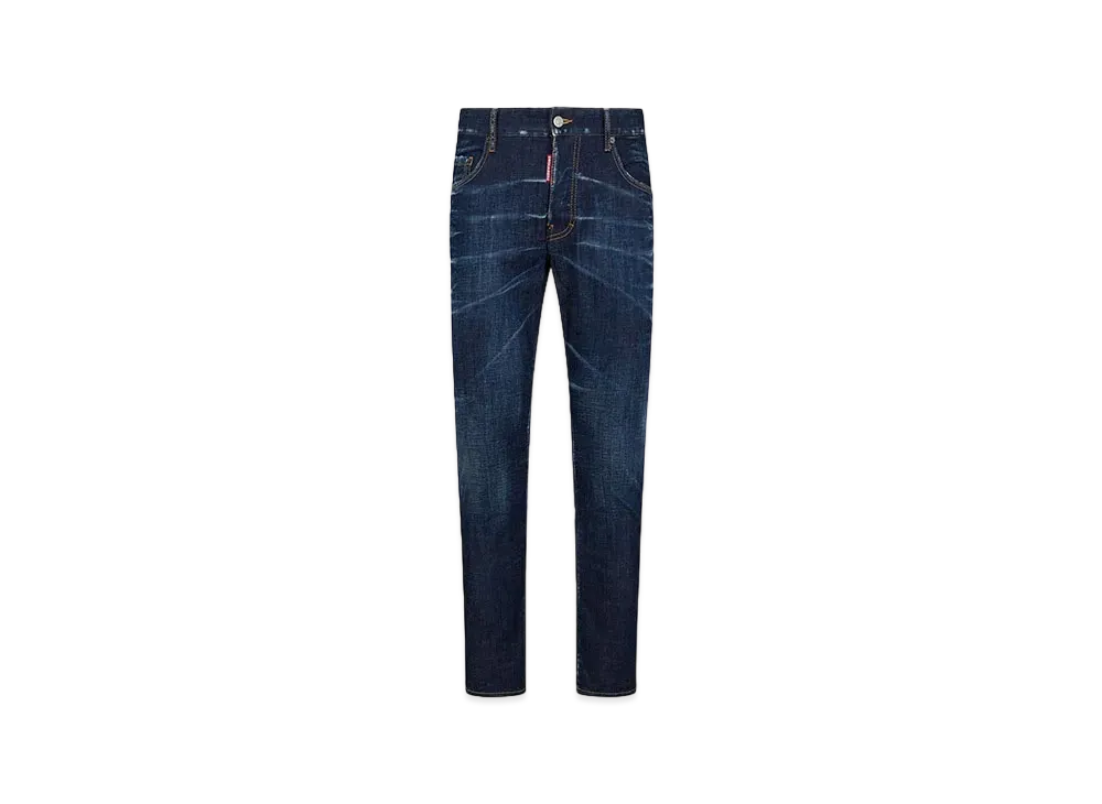 Dsquared2 Dark Clean Wash Skater Jeans "Blue"