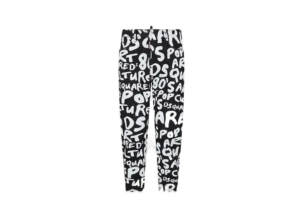 Dsquared2 Black Sprout Factory Wash Bro Jeans "Black"