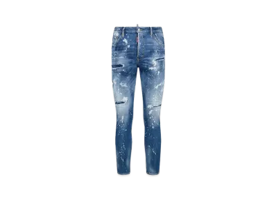 Dsquared2 Medium Iced Spots Wash Cool Guy Jeans "Navy"