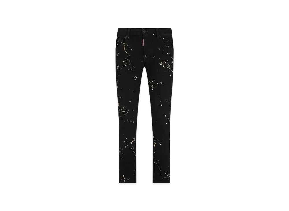 Dsquared2 Icon Black Milky Wash Skater Jeans "Black"