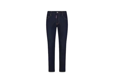 Dsquared2 Dark Rince Wash Skater Jeans "Navy"