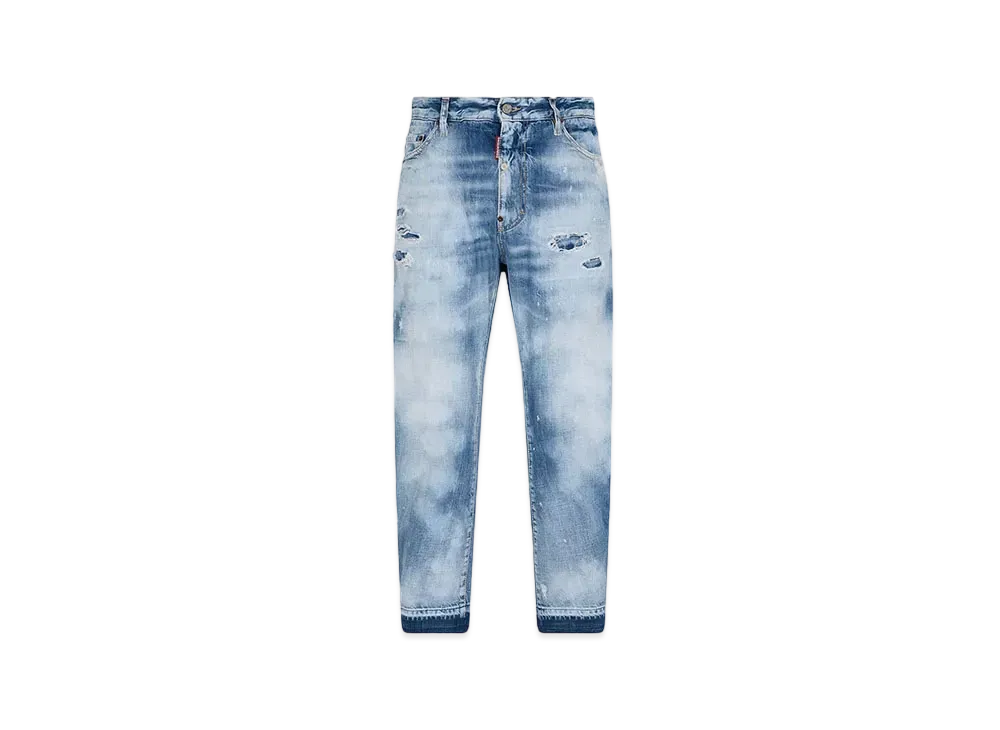 Dsquared2 Light Everglades Wash Big Brother Jeans "Navy"