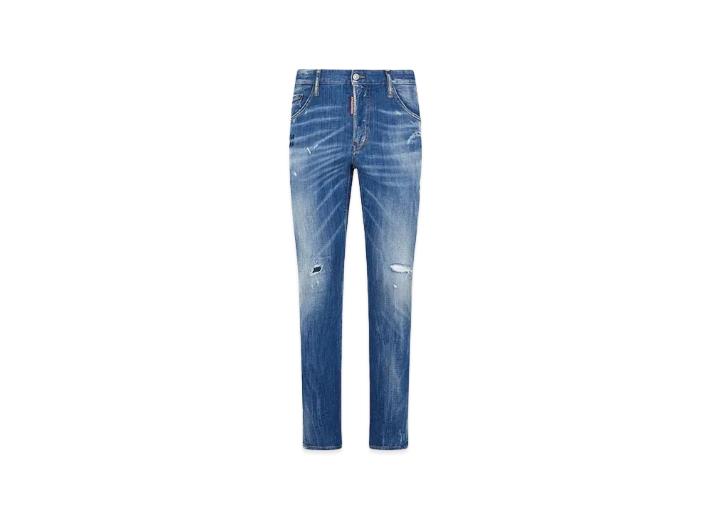 Dsquared2 Medium Dusty Wash Sexy Twist Jeans "Navy"