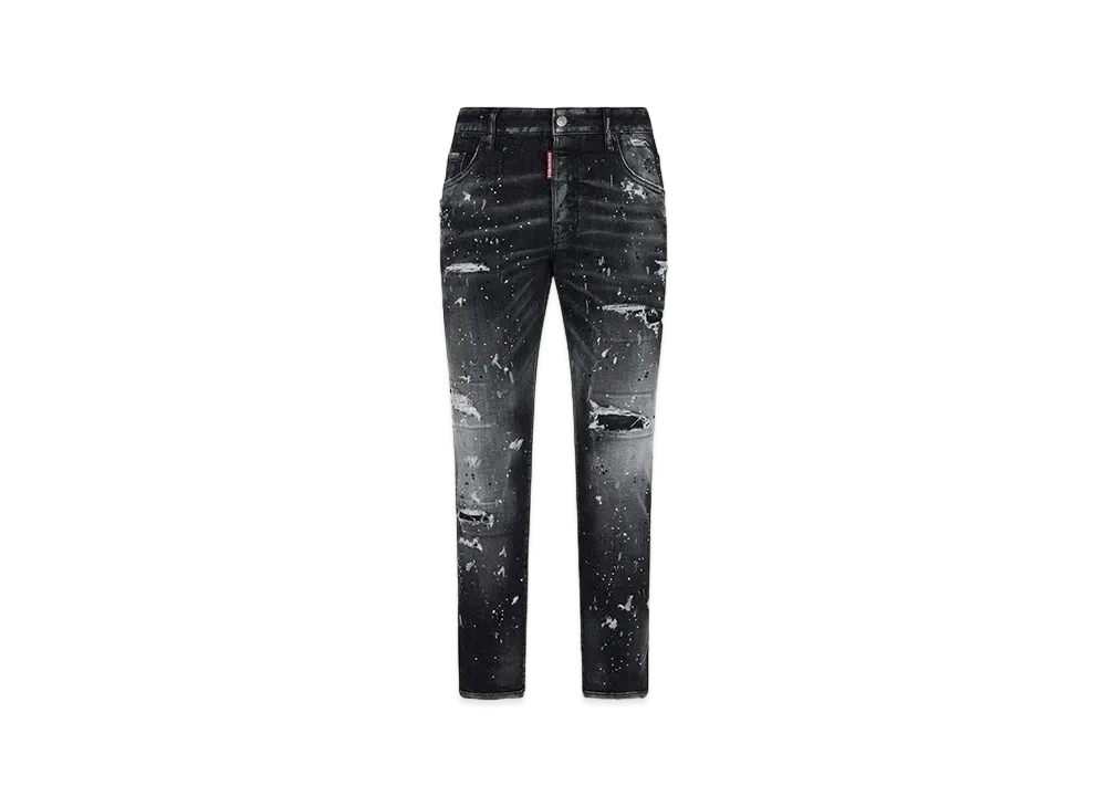Dsquared2 Midnight Wash Skater Jeans "Black"