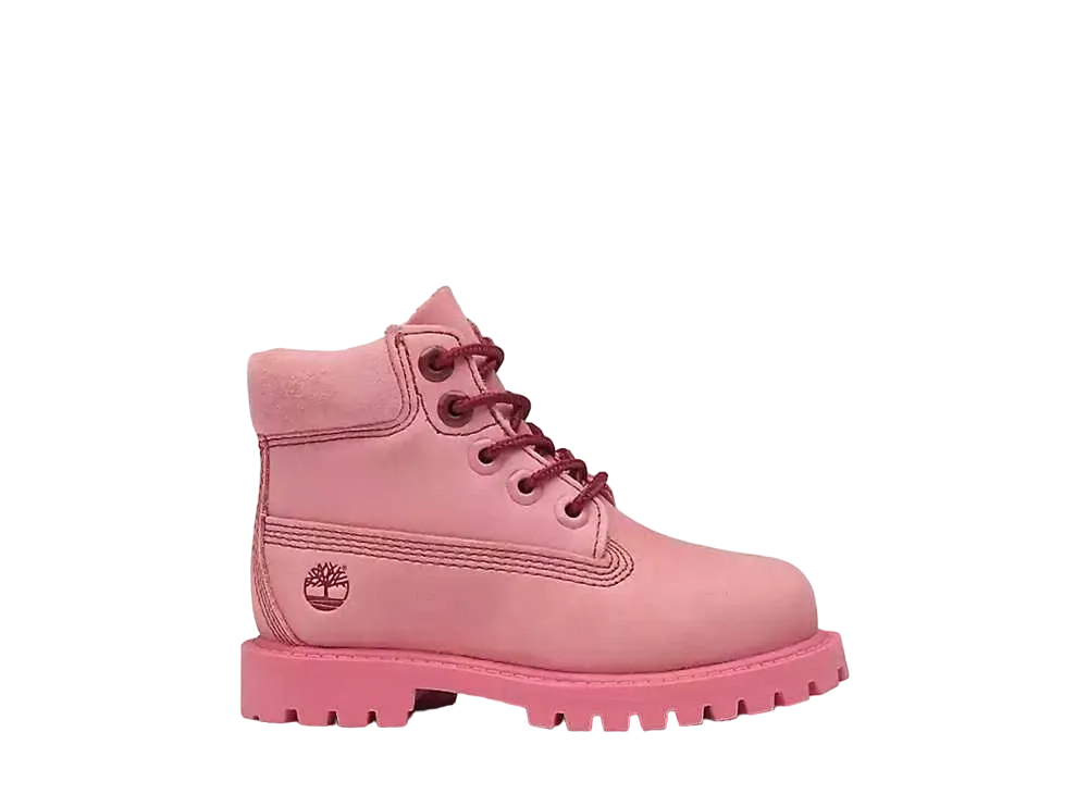 Timberland TD Premium 6 Inch Lace Up Waterproof Boot "Medium Pink Nubuck"