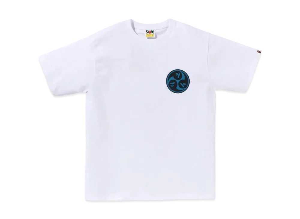 A BATHING APE Japanese Crest Tee "White"
