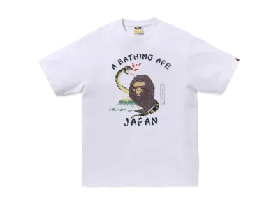 A BATHING APE Bape Japanese Culture Tee "White"