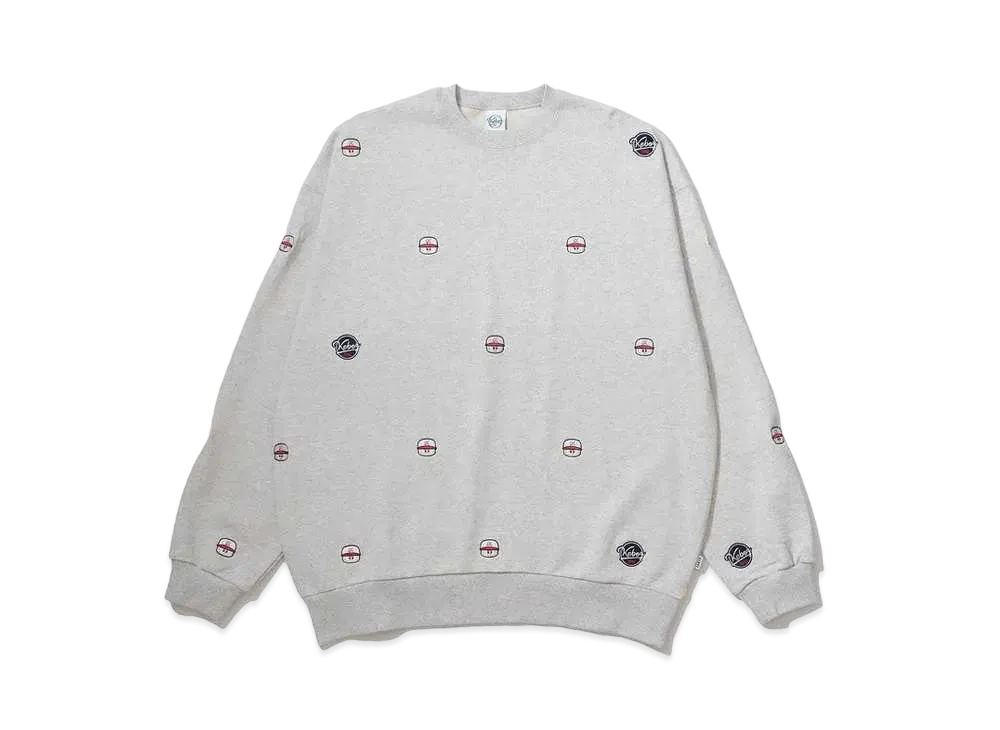 KEBOZ x PAWAPURO Multi Sweat Crewneck "Gray"