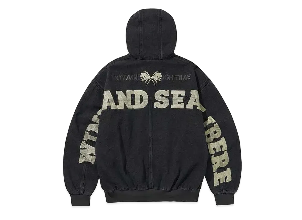 WIND AND SEA x LIBERE Work Zip-Up Jacket "Black"