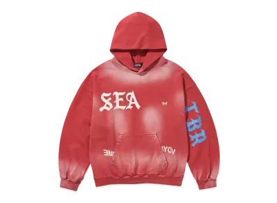 WIND AND SEA x LIBERE Pullover Hoodie "Red"