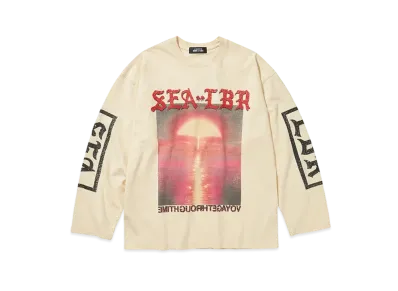 WIND AND SEA x LIBERE Graphic L/S Tee "Ivory"