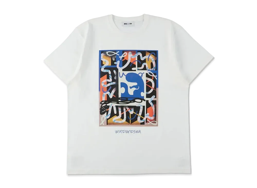 WIND AND SEA x KEEENUE S/S Tee (101 Limited Edition) "White"