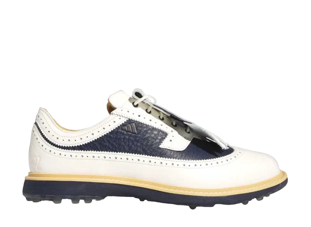 Malbon Golf × adidas MC87 Golf "Off White/College Navy/Cristal Jade"