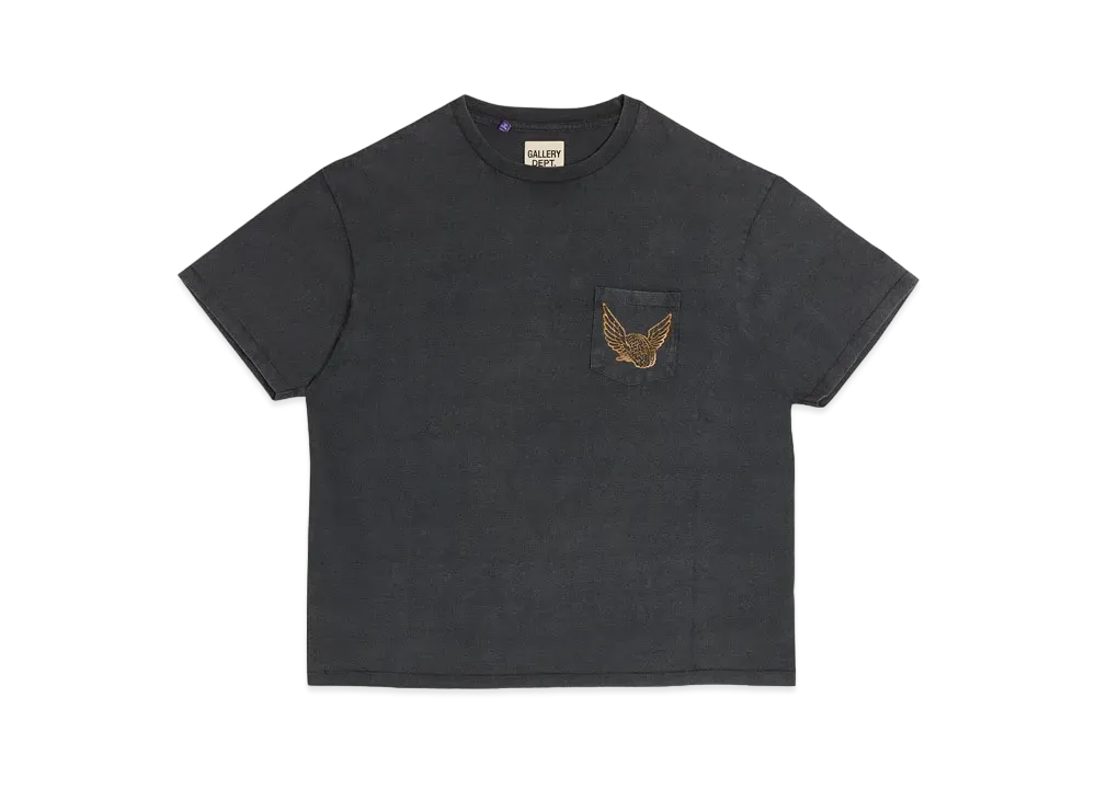 GALLERY DEPT. Flying Brain Pocket Tee "Vintage Black"