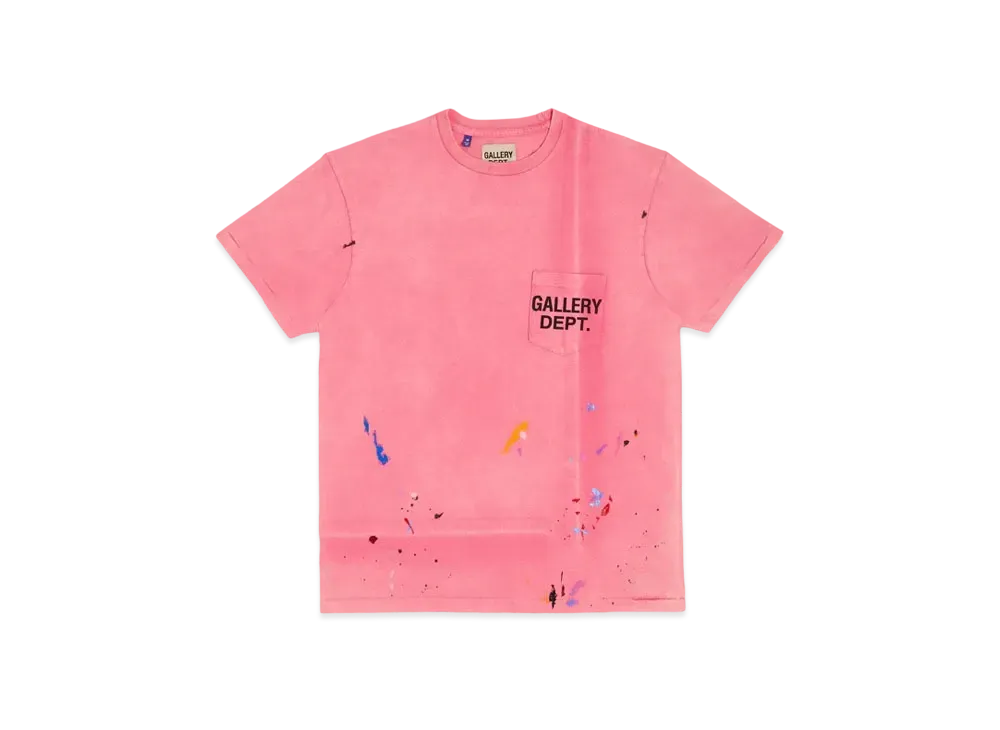 GALLERY DEPT. Vintage Logo Painted Tee "Salmon"