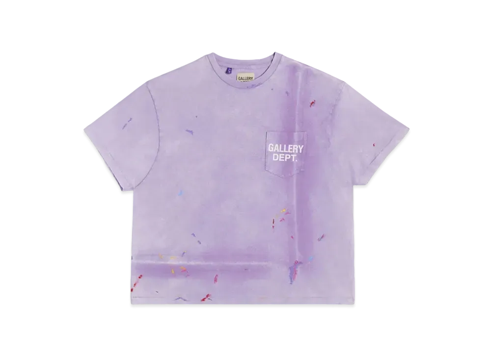 GALLERY DEPT. Vintage Logo Painted Tee "Purple"