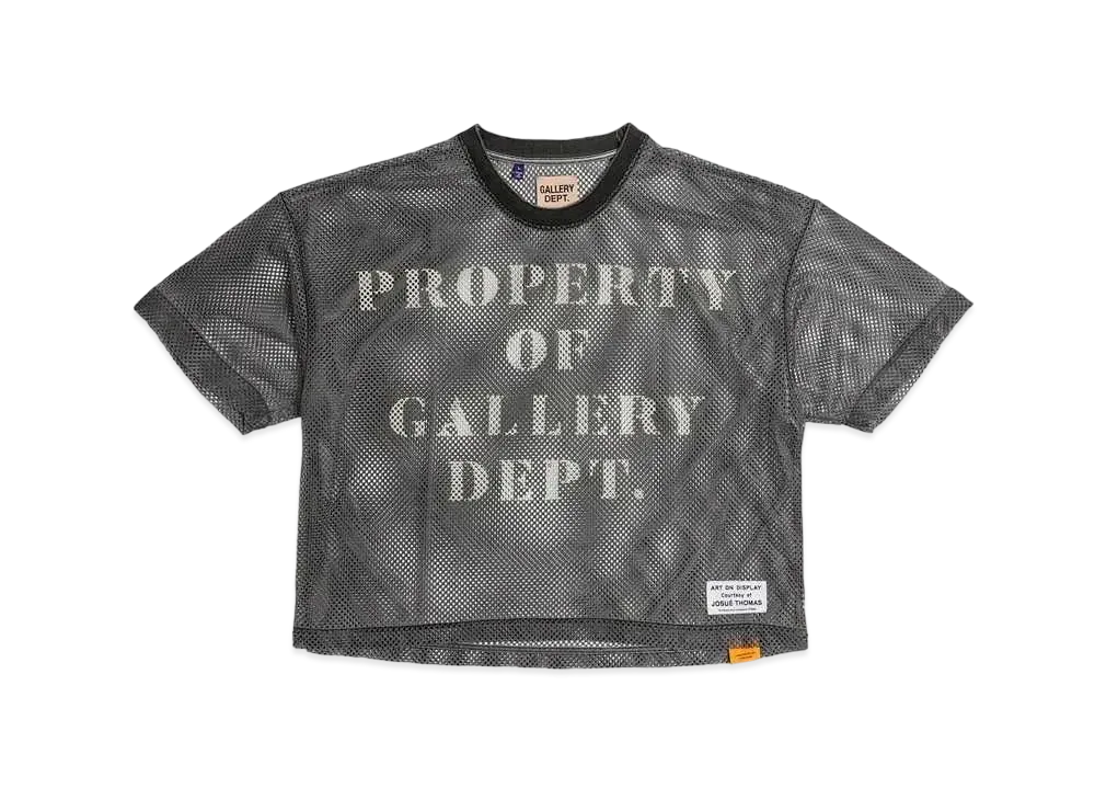 GALLERY DEPT. Property Of Gd Practice Jersey "Washed Black"
