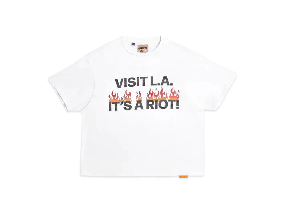GALLERY DEPT. La Riot Tee "White"