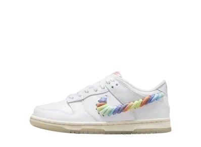 Nike GS Dunk Low "Rainbow Swooshes"