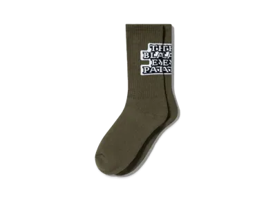 BlackEyePatch OG Label Socks "Olive"