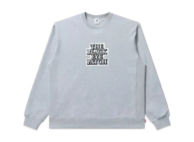 BlackEyePatch OG Label Crew Sweat "Heather Gray"
