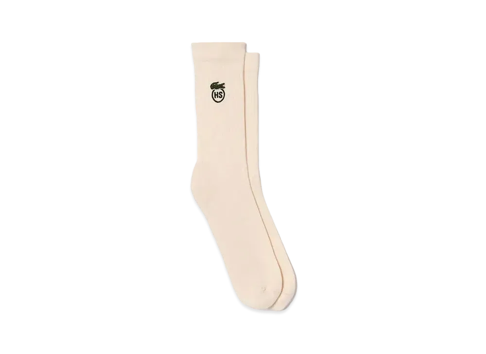 LACOSTE x HIGHSNOBIETY Socks "Beige"