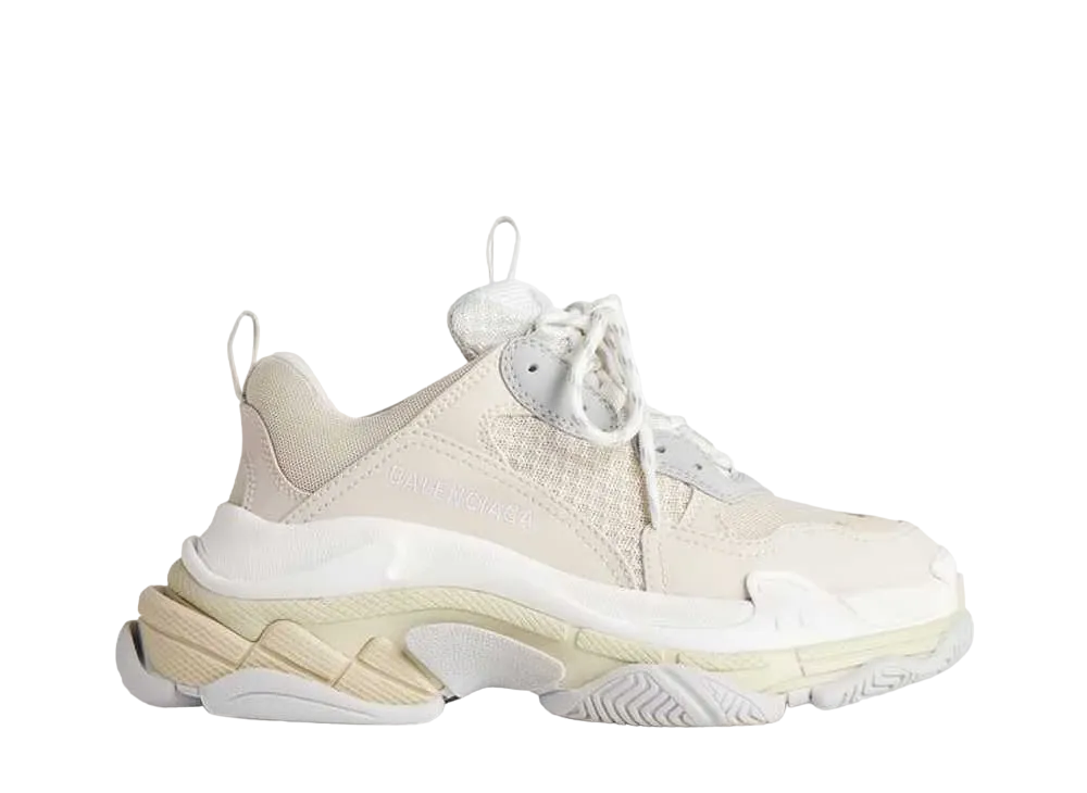 バレンシアガ ウィメンズ トリプルS スニーカー "オフホワイト"