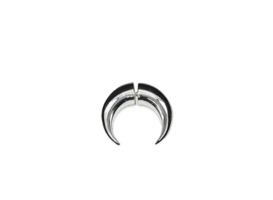 Marine Serre REGENERATED SINGLE TIN MOON STUD EARRING "MT10 Color"