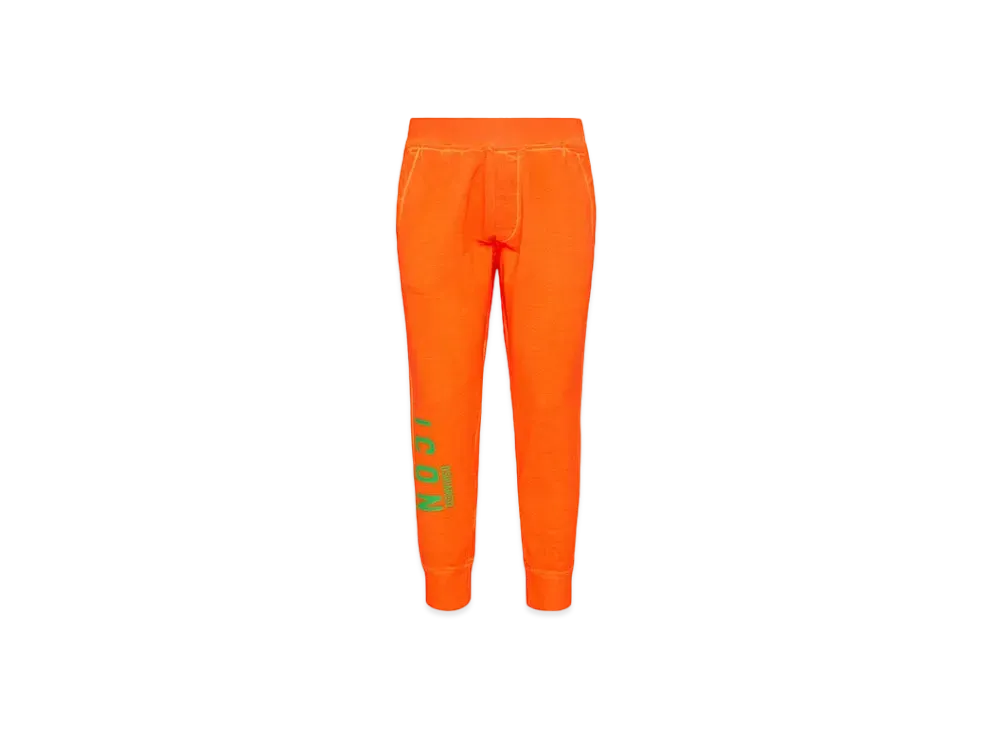 Dsquared2 Be Icon Ski Fit Sweatpants "Orange Fluo"