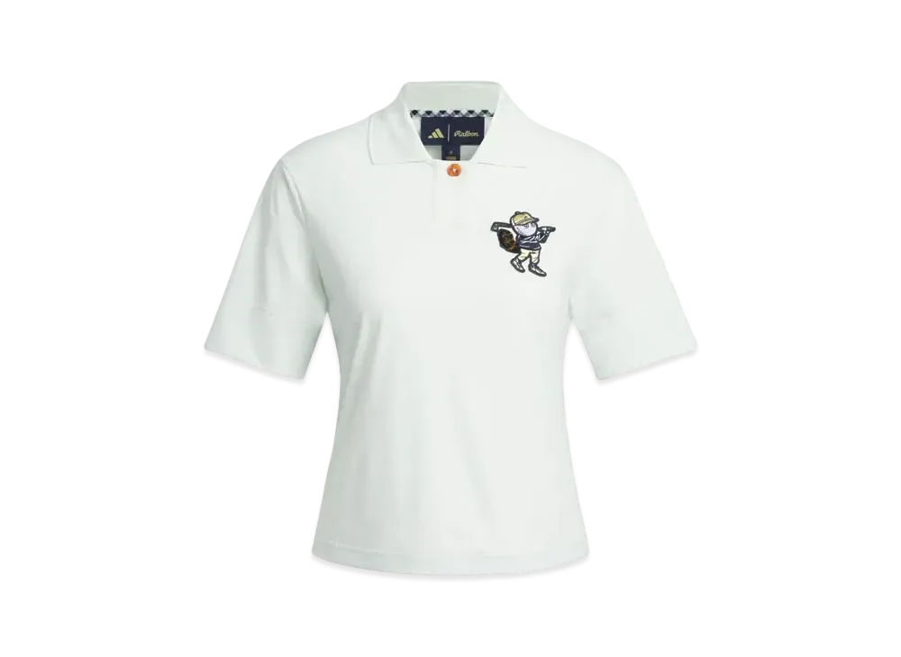 adidas x Malbon Golf Women's One Point Polo "Crystal Jade"