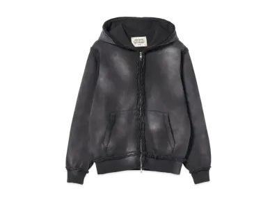 BEAMS FUTURE ARCHIVE / Fade Inside Out Zip Up Hoodie "Black"