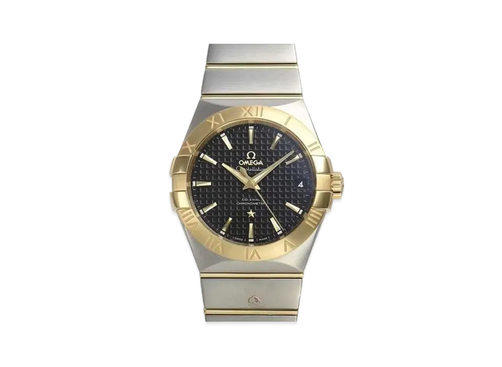 OMEGA Constellation Co-Axial Chronometer Day-Date "Black" 123.20.38.21.01.002