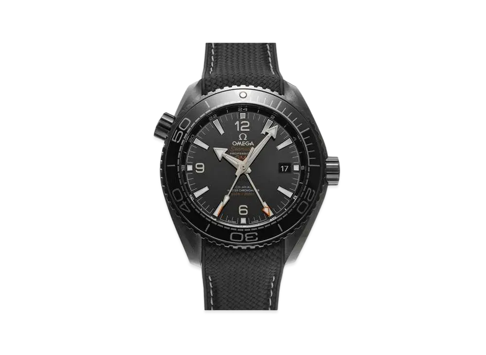 OMEGA Seamaster Planet Ocean 600M GMT Co-Axial Master Chronometer Deep "Black" 215.92.46.22.01.001