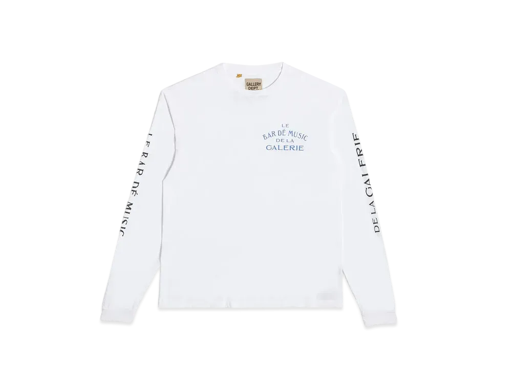 GALLERY DEPT. Le Bar Shop L/S Tee "White"